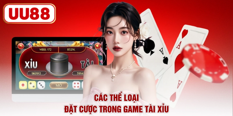 Các thể loại đặt cược trong game Tài Xỉu